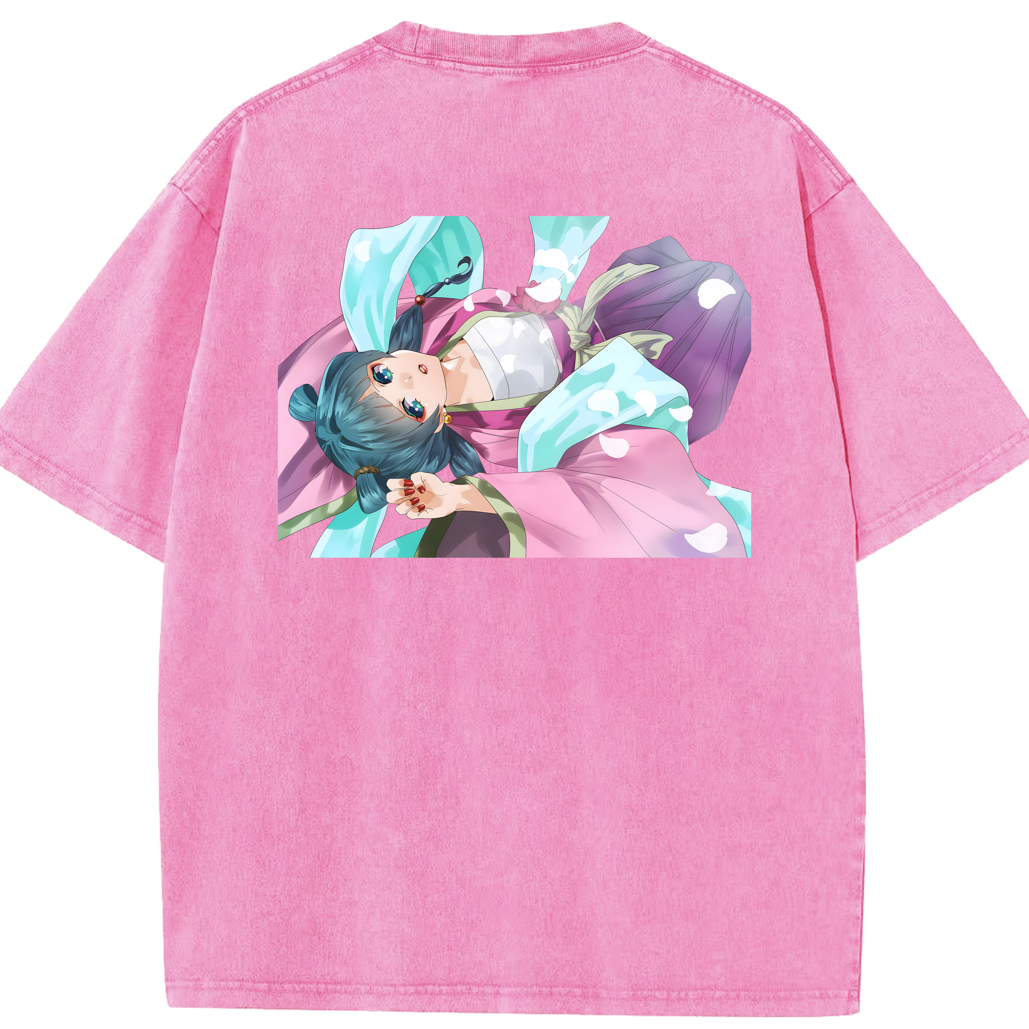 （画像用） 薬屋のひとりごと The Apothecary Diaries 綿100% ヴィンテージ風 半袖Tシャツ（背面プリント）
